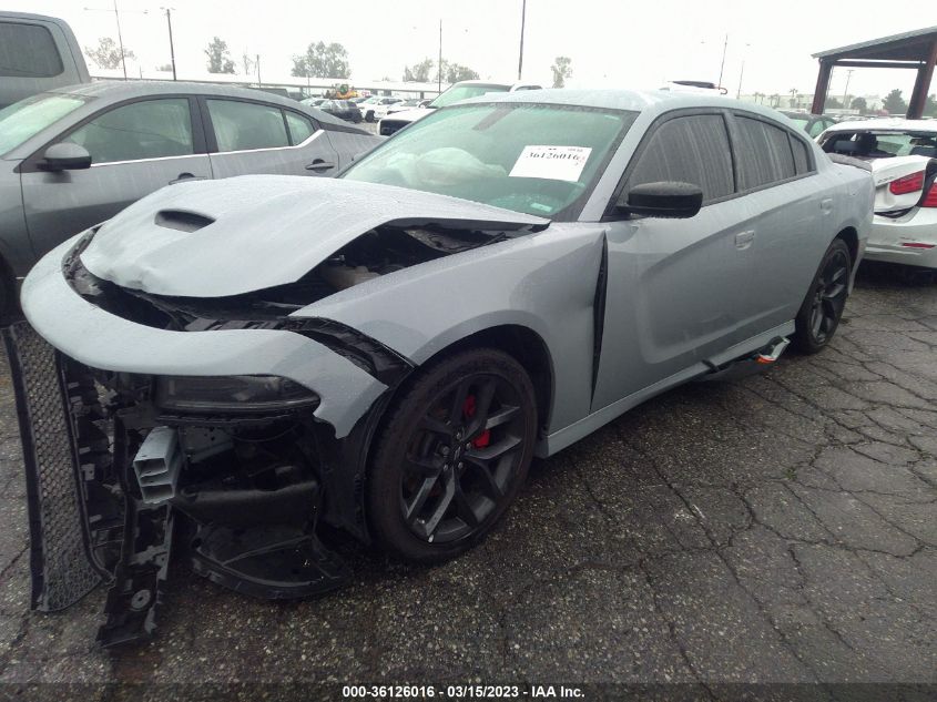 2022 DODGE CHARGER GT VIN: 2C3CDXHG0NH141833