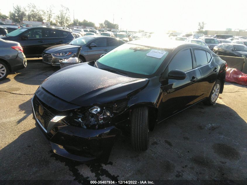 2022 NISSAN SENTRA S VIN: 3N1AB8BV3NY211344