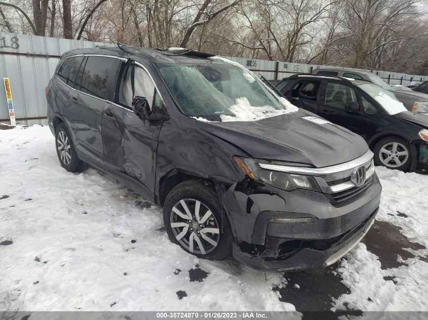 2021 HONDA PILOT EX-L VIN: 5FNYF6H53MB071950