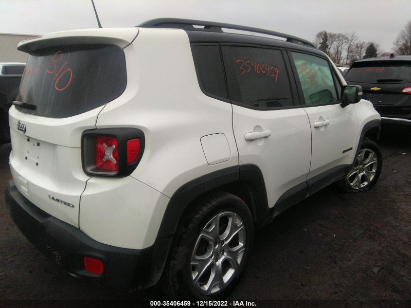 2020 JEEP RENEGADE LIMITED VIN: ZACNJBD10LPM02727