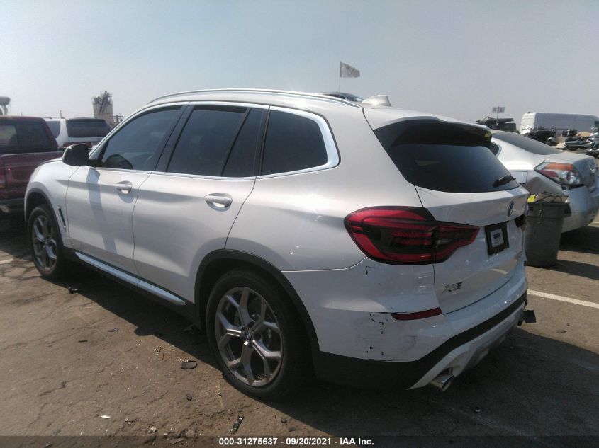 2020 BMW X3 SDRIVE30I VIN: 5UXTY3C01LLU72177