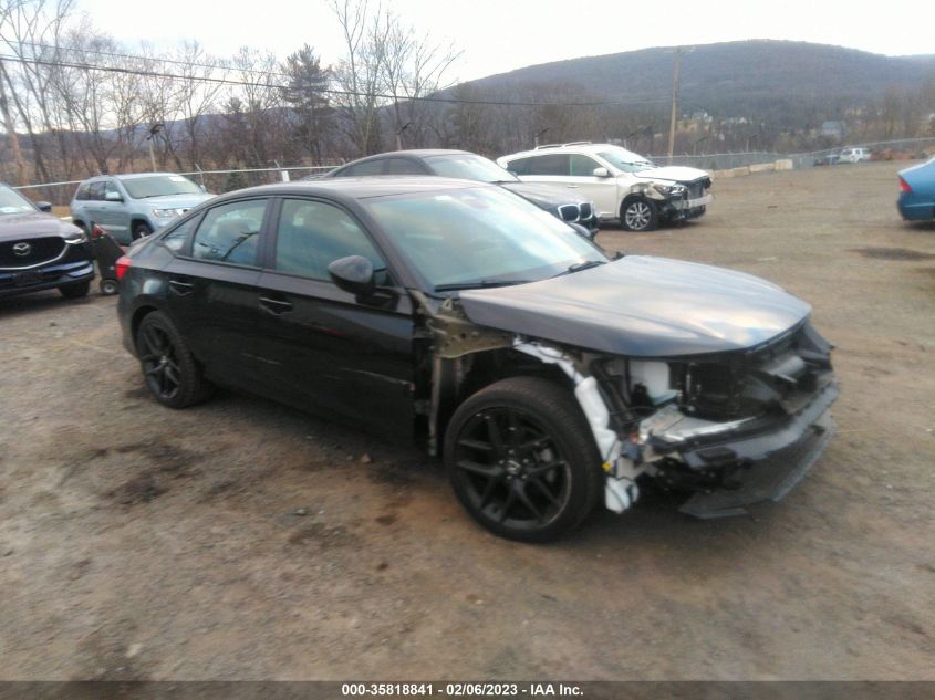 2022 HONDA CIVIC SEDAN SPORT VIN: 2HGFE2F55NH593398