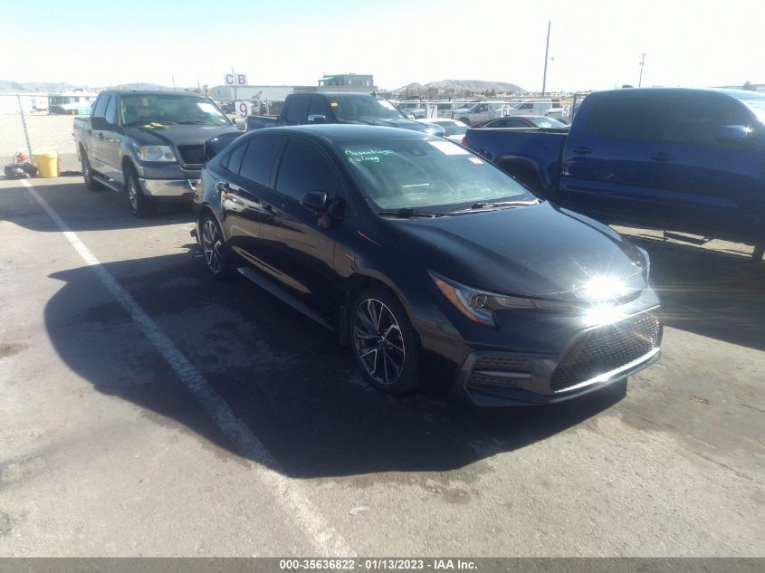 2021 TOYOTA COROLLA SE/NIGHTSHADE/APEX SE VIN: JTDS4MCE6MJ074227