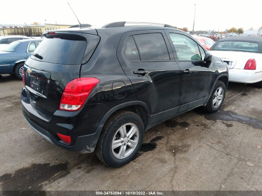 2021 CHEVROLET TRAX LT VIN: KL7CJPSB2MB358421
