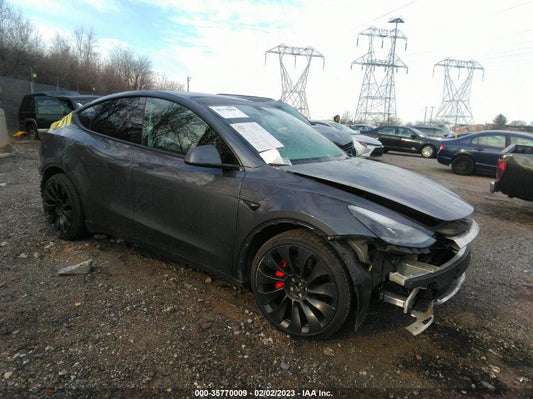 2022 TESLA MODEL Y PERFORMANCE VIN: 7SAYGDEF6NF373557