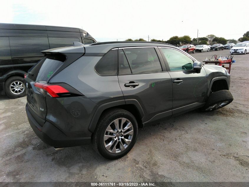 2022 TOYOTA RAV4 XLE PREMIUM VIN: 2T3C1RFV5NC192330