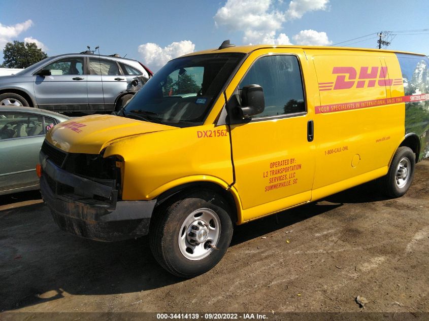 2021 CHEVROLET EXPRESS CARGO VAN VIN: 1GCWGAFP9M1245430