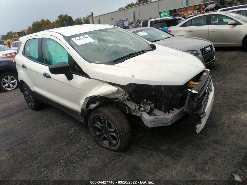 2021 FORD ECOSPORT S VIN: MAJ3S2FE8MC418936
