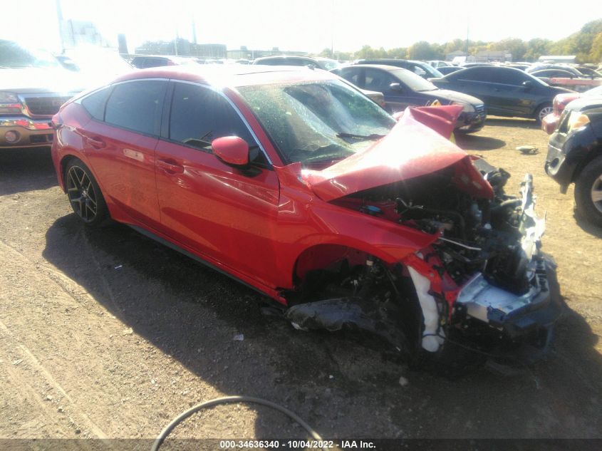 2022 HONDA CIVIC HATCHBACK SPORT TOURING VIN: 19XFL1H80NE006946