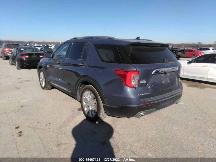 2021 FORD EXPLORER LIMITED VIN: 1FMSK7FH7MGC09429
