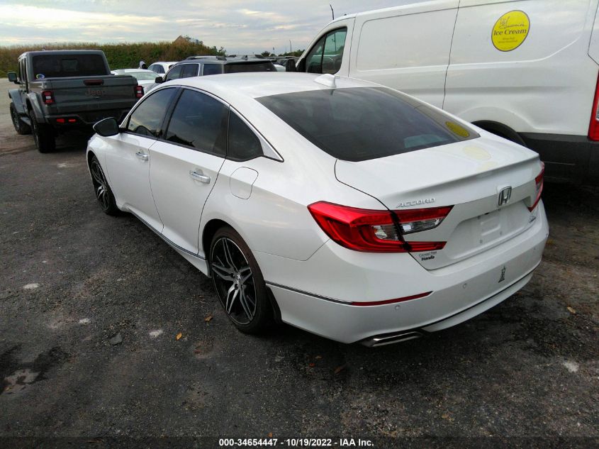 2021 HONDA ACCORD SEDAN TOURING VIN: 1HGCV2F90MA008178