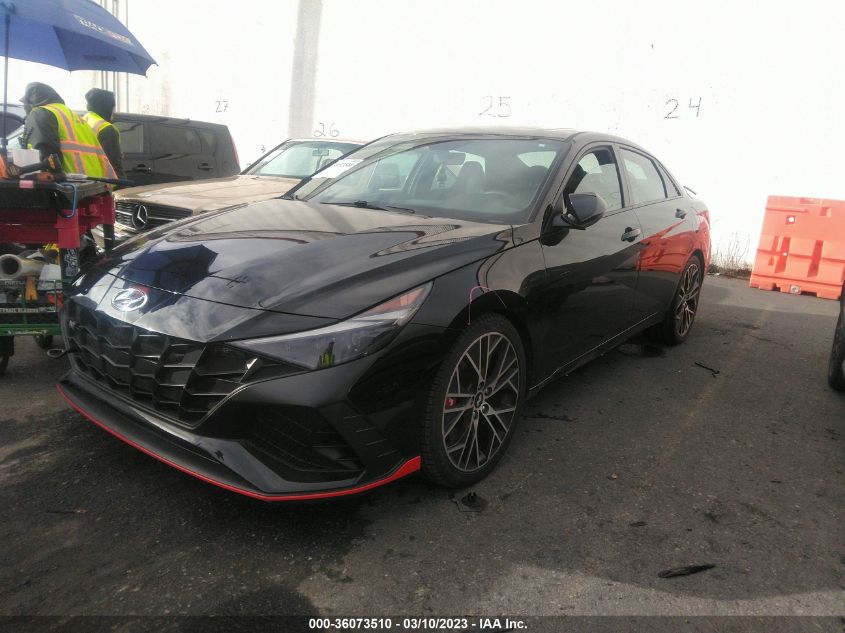 2022 HYUNDAI ELANTRA N VIN: KMHLW4AK6NU007243
