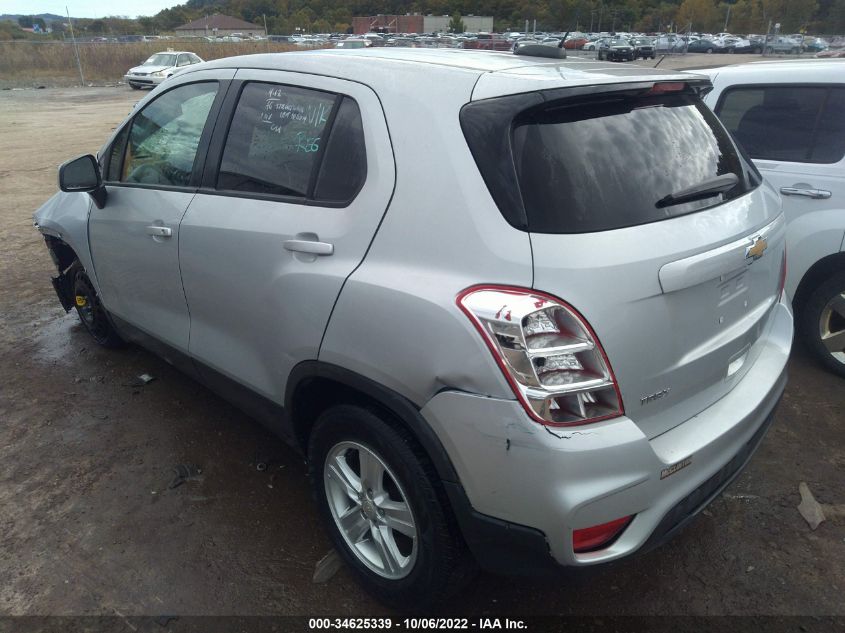 2020 CHEVROLET TRAX LS VIN: 3GNCJKSB2LL223191
