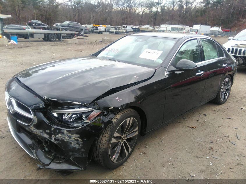 2022 MERCEDES-BENZ C-CLASS C 300 VIN: W1KAF4HB1NR008570