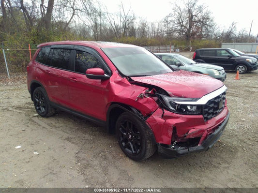 2022 HONDA PASSPORT EX-L VIN: 5FNYF8H58NB004841