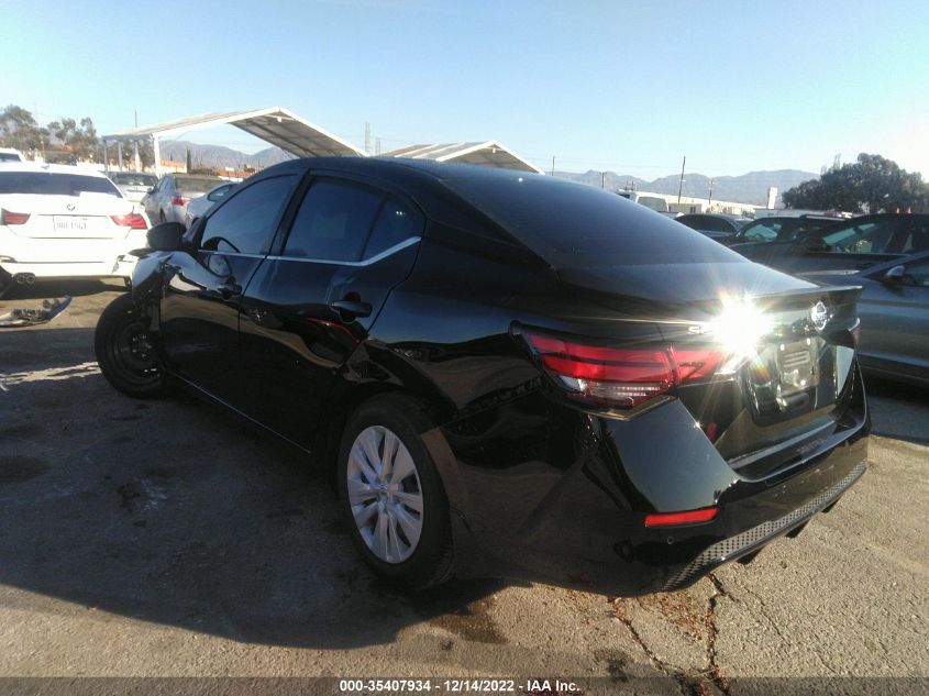 2022 NISSAN SENTRA S VIN: 3N1AB8BV3NY211344