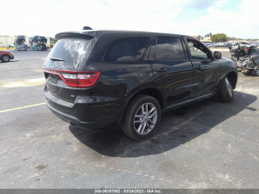 2022 DODGE DURANGO GT VIN: 1C4RDJDG2NC136516
