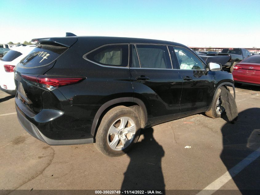 2021 TOYOTA HIGHLANDER L VIN: 5TDCZRAHXMS034266