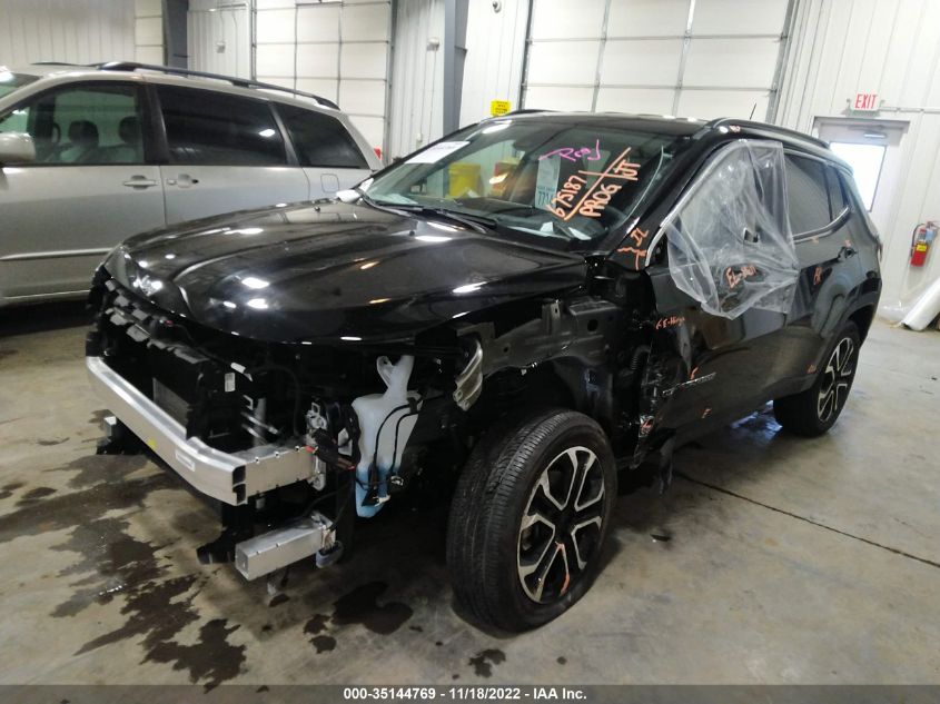 2022 JEEP COMPASS LIMITED VIN: 3C4NJDCBXNT196207
