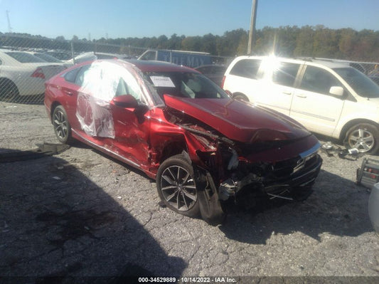 2021 HONDA ACCORD SEDAN EX-L VIN: 1HGCV1F54MA048853