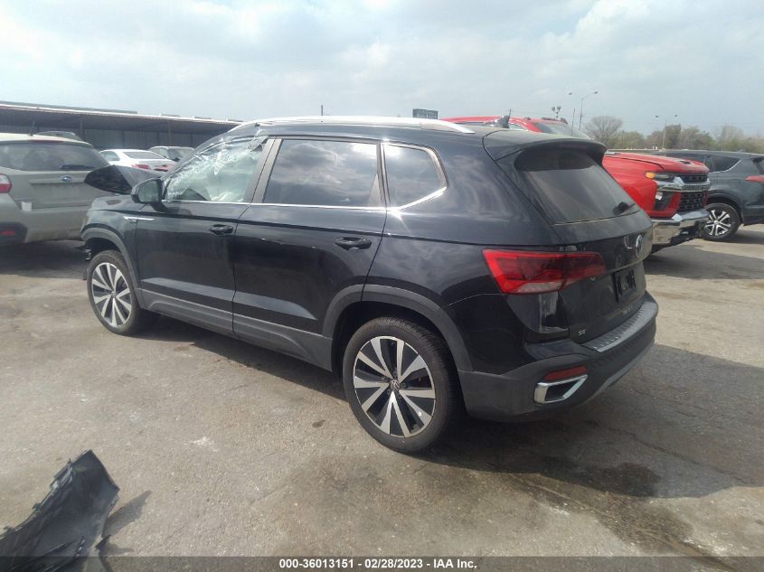 2022 VOLKSWAGEN TAOS SE VIN: 3VVRX7B23NM074352