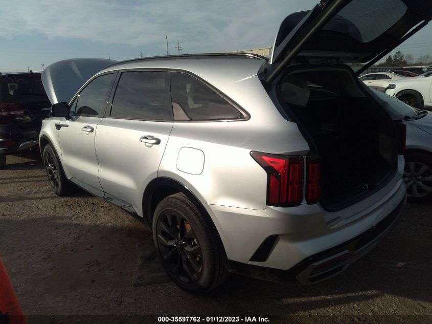 2022 KIA SORENTO SX VIN: 5XYRK4LF7NG086210