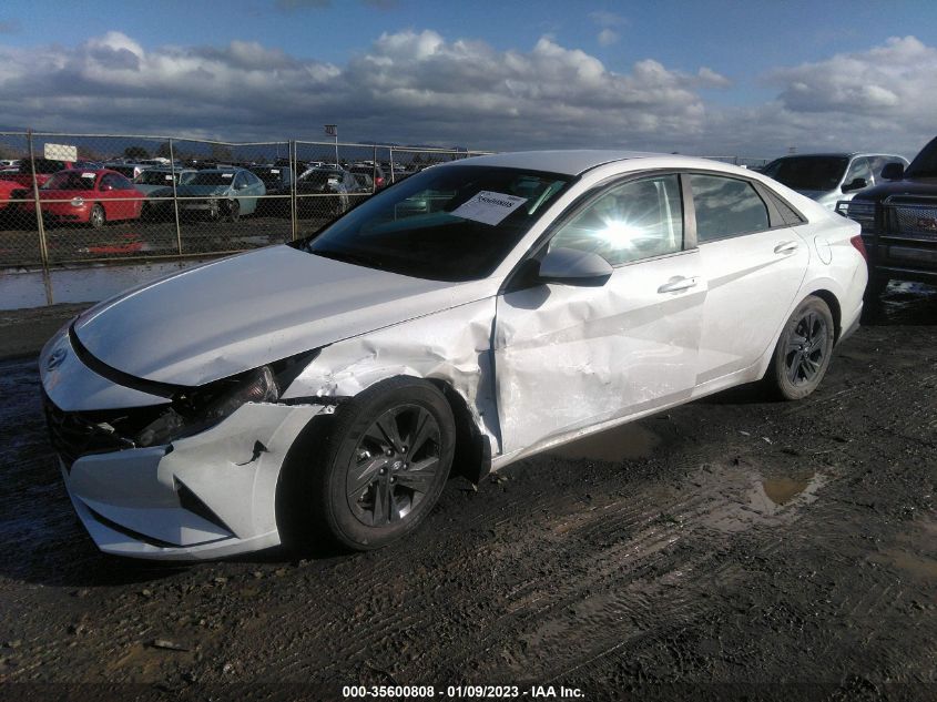 2022 HYUNDAI ELANTRA SEL VIN: 5NPLS4AG2NH055344