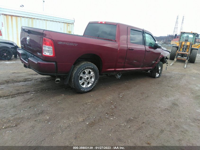 2022 RAM 2500 BIG HORN VIN: 3C6UR5ML0NG305730