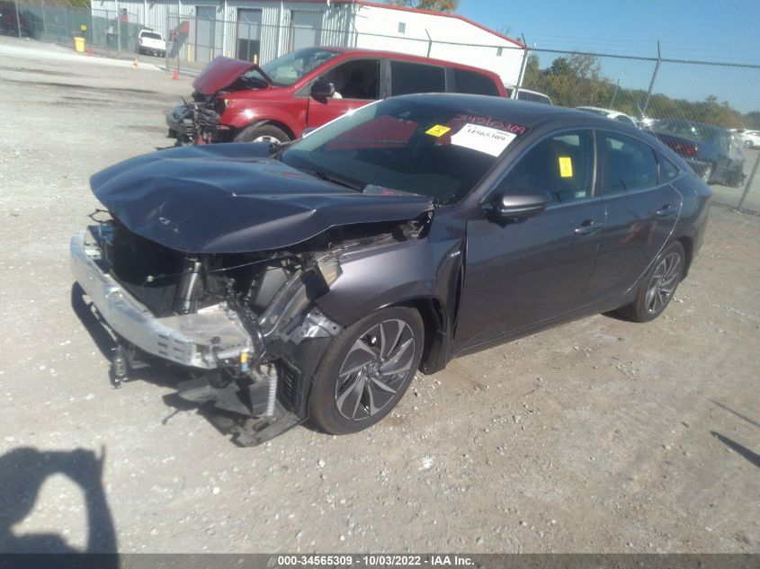 2021 HONDA INSIGHT TOURING VIN: 19XZE4F92ME000083