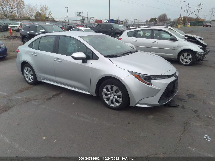 2022 TOYOTA COROLLA LE VIN: 5YFEPMAE2NP299166