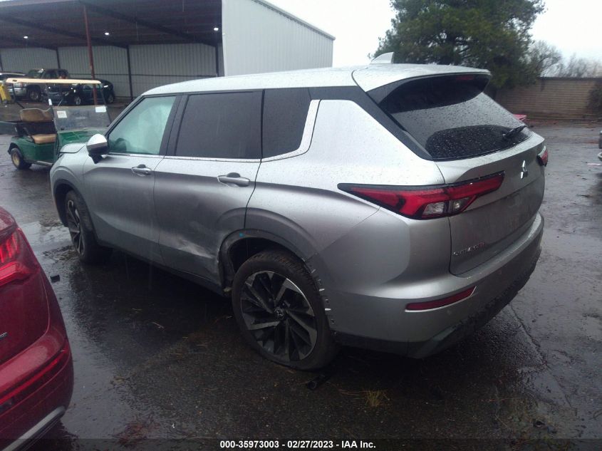 2022 MITSUBISHI OUTLANDER ES VIN: JA4J3TA87NZ020051
