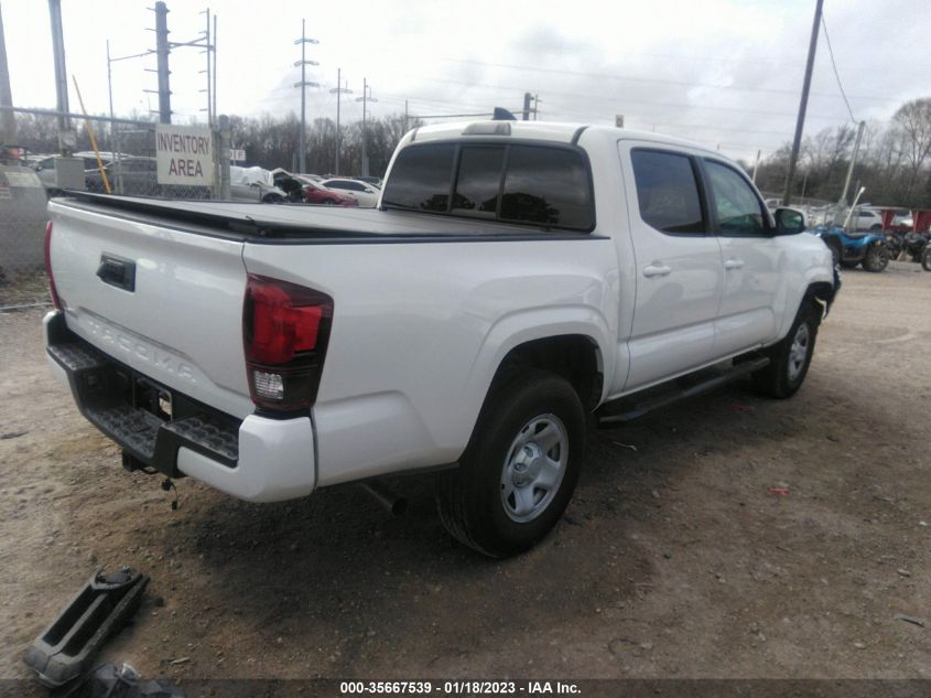 2022 TOYOTA TACOMA 2WD SR/SR5 VIN: 3TYAX5GN6NT058587