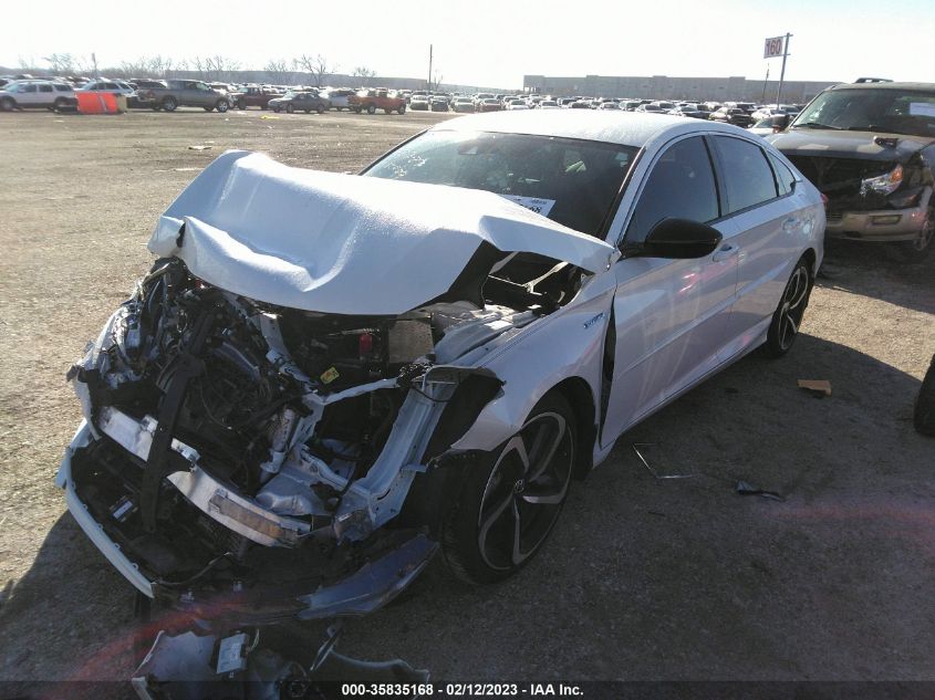 2022 HONDA ACCORD HYBRID SPORT VIN: 1HGCV3F26NA032169