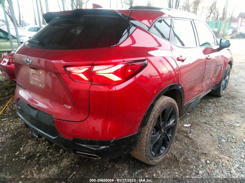 2021 CHEVROLET BLAZER RS VIN: 3GNKBKRS7MS549252