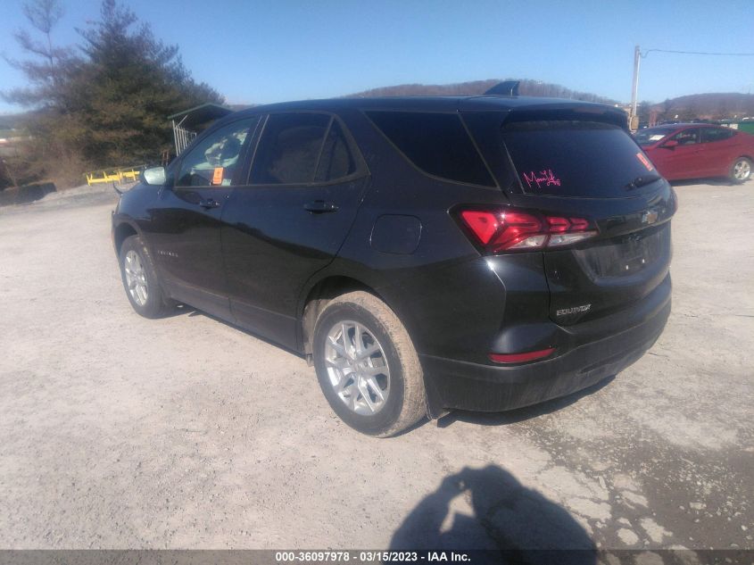 2022 CHEVROLET EQUINOX LS VIN: 3GNAXSEV0NS163223