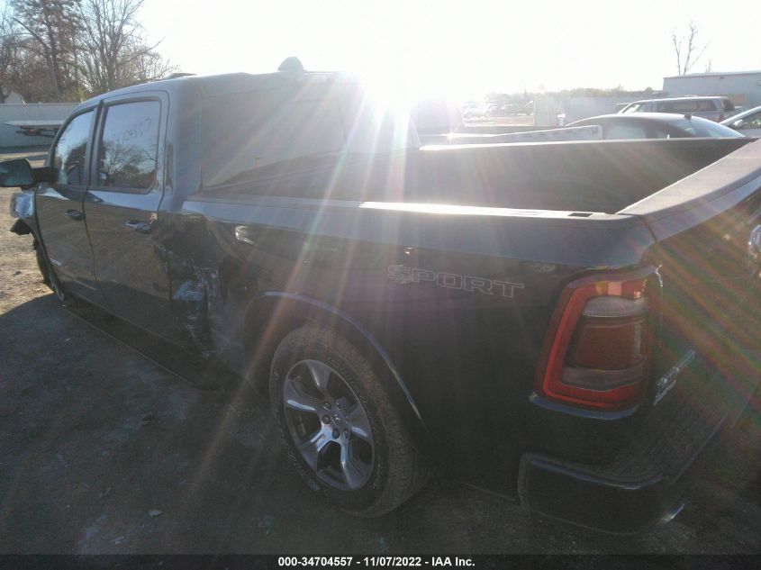 2022 RAM 1500 LARAMIE VIN: 1C6SRFRT8NN387946