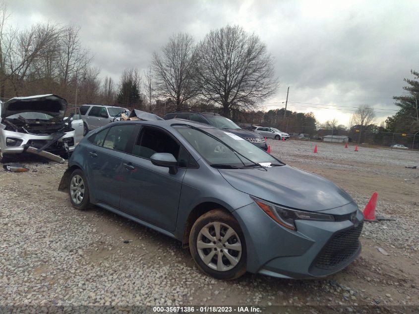 2022 TOYOTA COROLLA LE VIN: 5YFEPMAE6NP321296