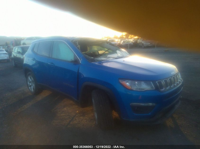 2020 JEEP COMPASS LATITUDE VIN: 3C4NJCBB2LT230648