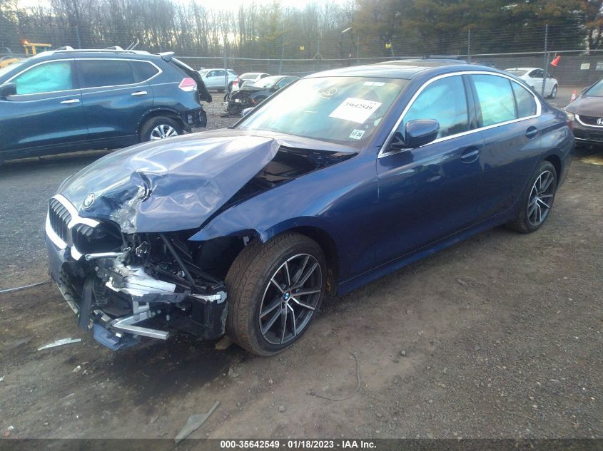 2022 BMW 3 SERIES 330I XDRIVE VIN: 3MW5R7J0XN8C34434