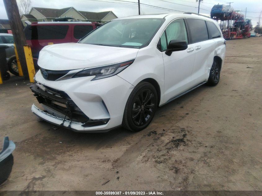 2022 TOYOTA SIENNA XSE VIN: 5TDDRKEC6NS077241