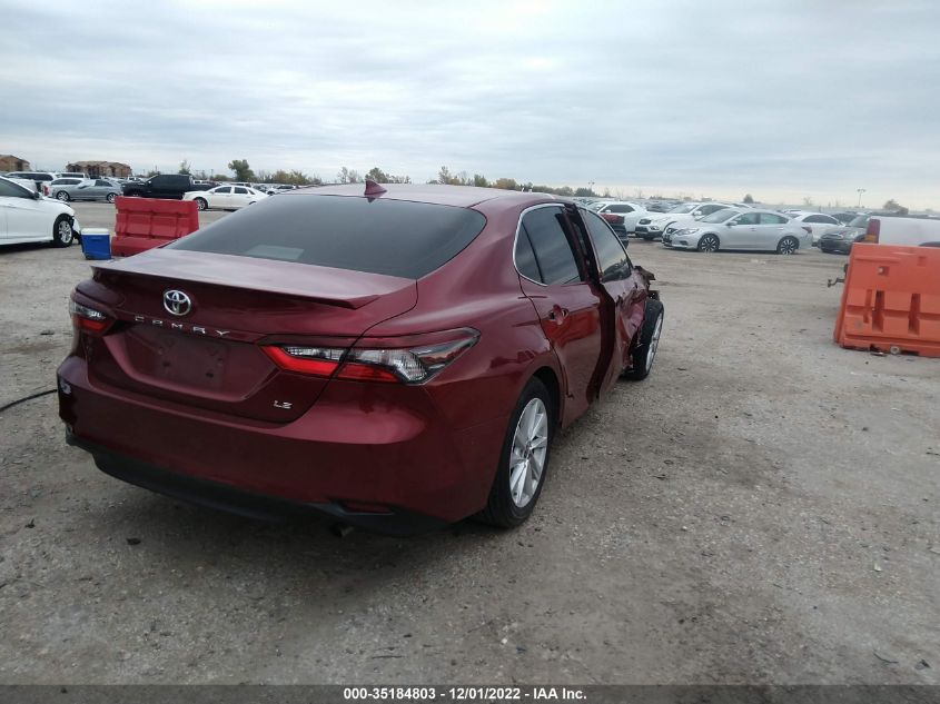 2022 TOYOTA CAMRY LE VIN: 4T1C11AK3NU622359