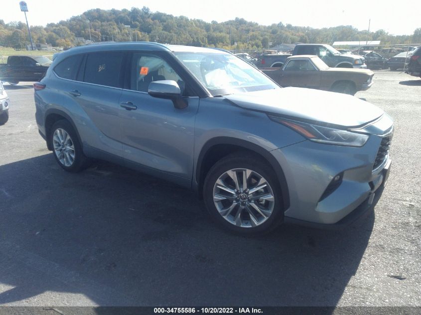 2021 TOYOTA HIGHLANDER LIMITED/PLATINUM VIN: 5TDDZRBH8MS083162