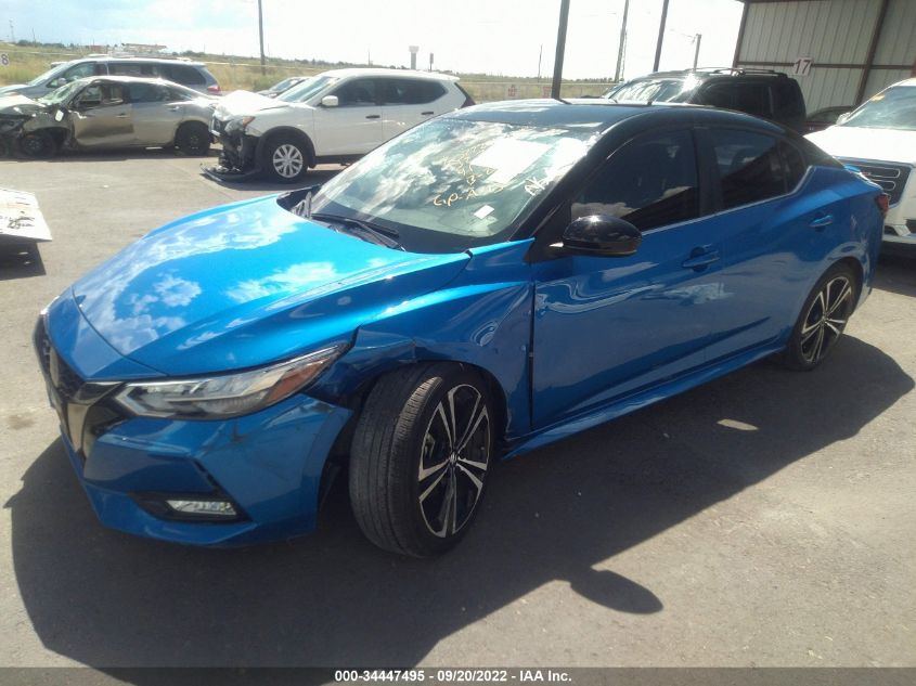 2021 NISSAN SENTRA SR VIN: 3N1AB8DV4MY231369
