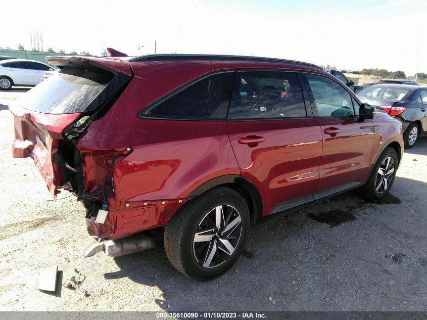 2021 KIA SORENTO S VIN: 5XYRL4LC7MG073443