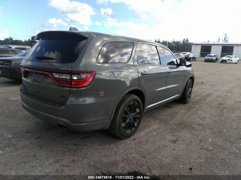 2021 DODGE DURANGO GT PLUS VIN: 1C4RDHDGXMC520194