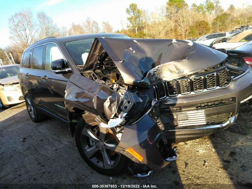 2022 JEEP GRAND CHEROKEE L LIMITED VIN: 1C4RJJBG7N8516806