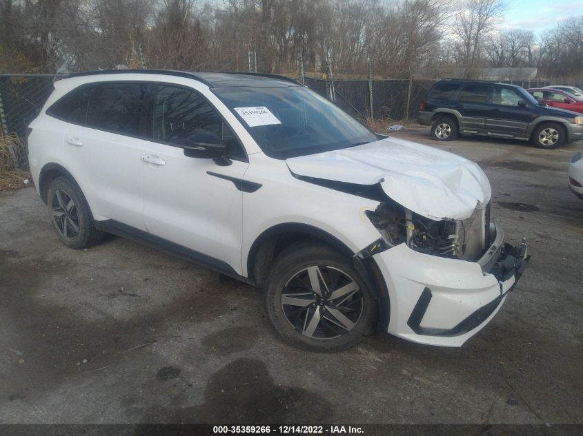 2021 KIA SORENTO S VIN: 5XYRL4LC3MG010291