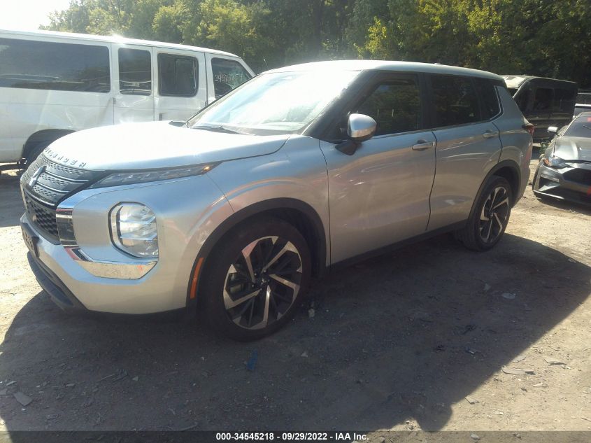 2022 MITSUBISHI OUTLANDER ES VIN: JA4J3TA88NZ047579