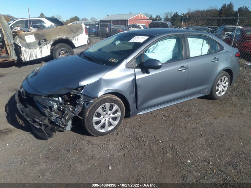 2021 TOYOTA COROLLA LE VIN: 5YFEPMAE6MP220788