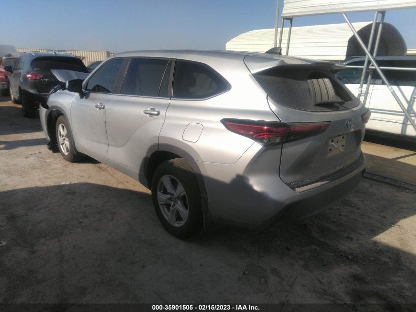 2023 TOYOTA HIGHLANDER L/LE/XLE/XSE/LIMITED VIN: 5TDKDRAH3PS001723